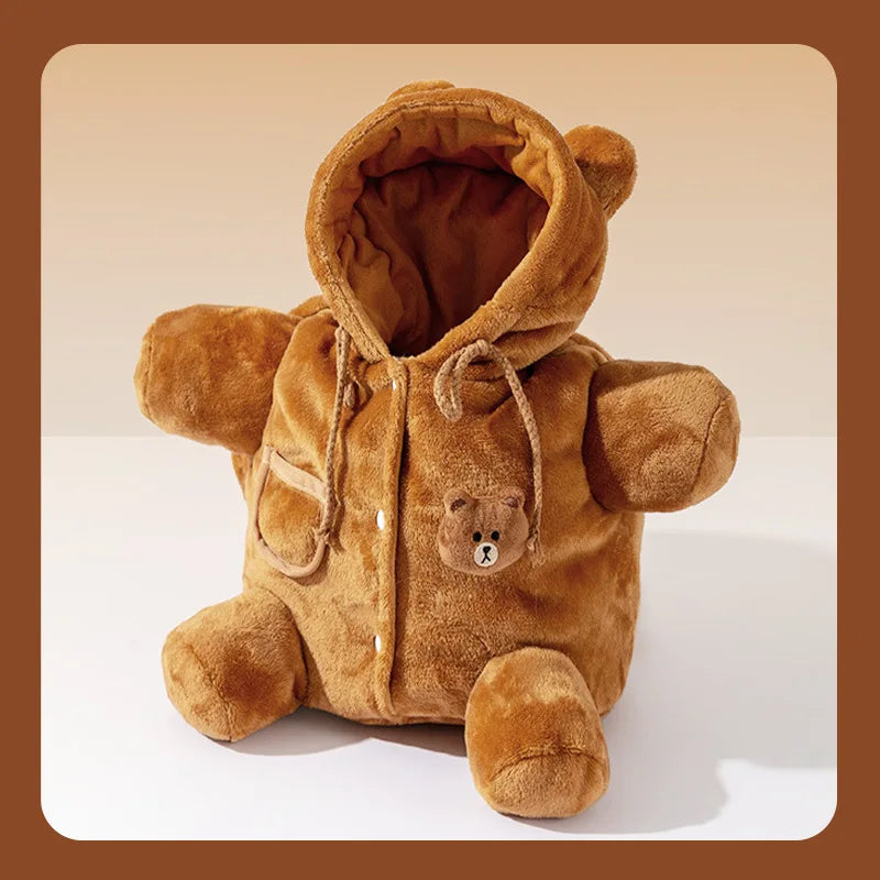 Cozy Bear Pet Carrier – Windproof & Warm for Autumn Adventures!